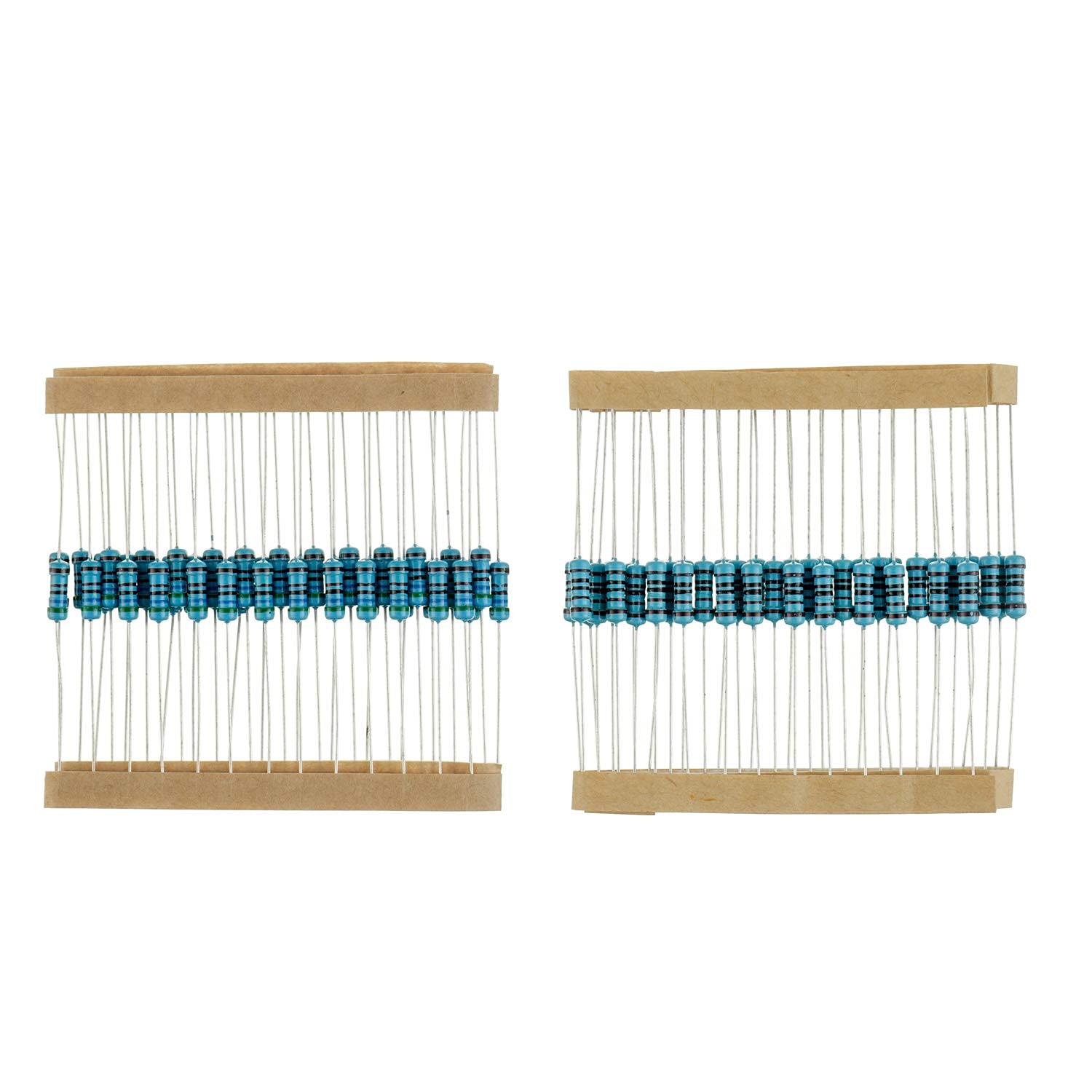 UMTMedia® 30pcs 5.6 ohm Ω - 1/2W Watt Metal Film Resistors 0.5 ±1% for Electronic, Arduino, or Raspberry PI Projects. Many Values Available