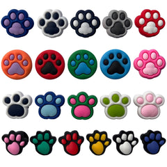 21pcs Dog&cat Paw Shoe Charm for croc,Paw Shoe Decoration Charms for Clog Sandals Birthday Party Gift