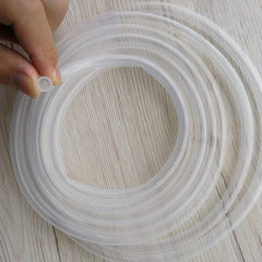 Yesallwas Silicone Tube 6mm X 8mm 5m 16.4ft Flexible Silicone Rubber Tubing Water Air Hose Pipe for Pump Transfer (6X8mm 5M)