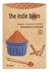 The Indie Barn Organic and Ethically Sourced True Ceylon Cinnamon Ground or Cinnamon Powder 30g