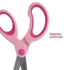 Westcott E-21582 00 Softgrip Kids Scissor, pointed tip, 5 inches/13 cm, pink