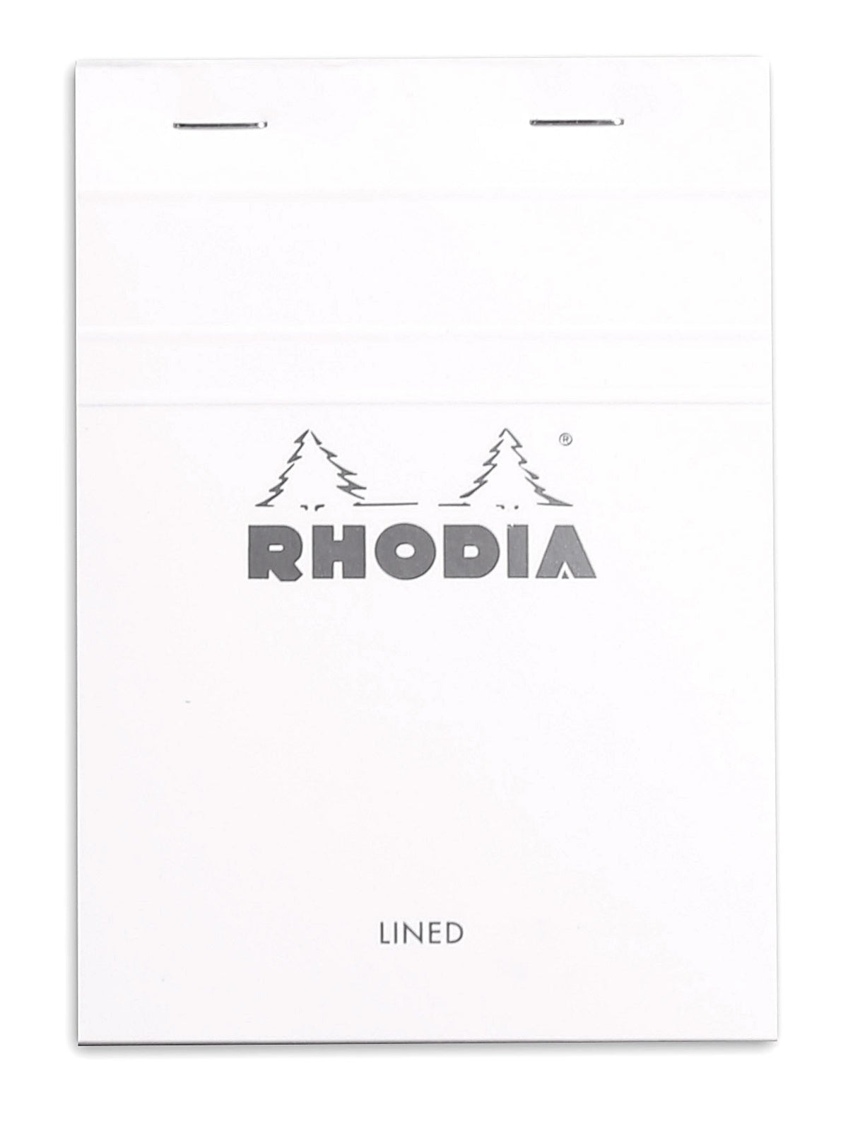 RHODIA 13201C - Stapled Notepad N°13 White - A6 - Small Squares - 80 Detachable Sheets - 80G White Clairefontaine Paper - Soft, Resistant and Waterproof Coated Card Cover - Basics