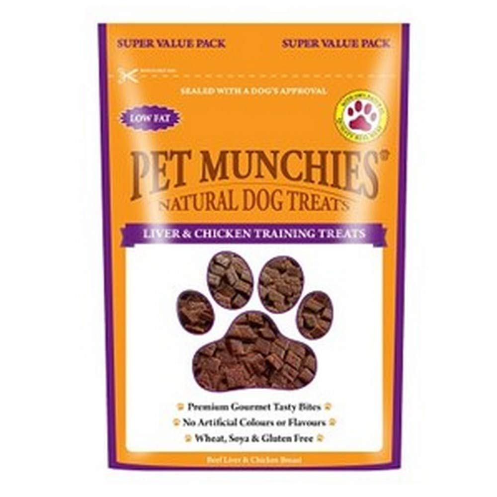 Pet Munchies Sushi Dog Training Treats, Oven Baked Tasty Bites with Natural Real Meat, Low in Fat 50g