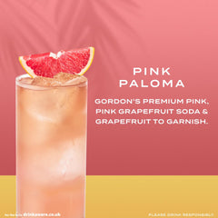 Gordon's Premium Pink Distilled Gin   37.5% vol   70cl   Pink Gin   Juniper Taste with Flavours of Raspberry   Strawberry & Redcurrant   Light & Refreshing Flavoured Gin