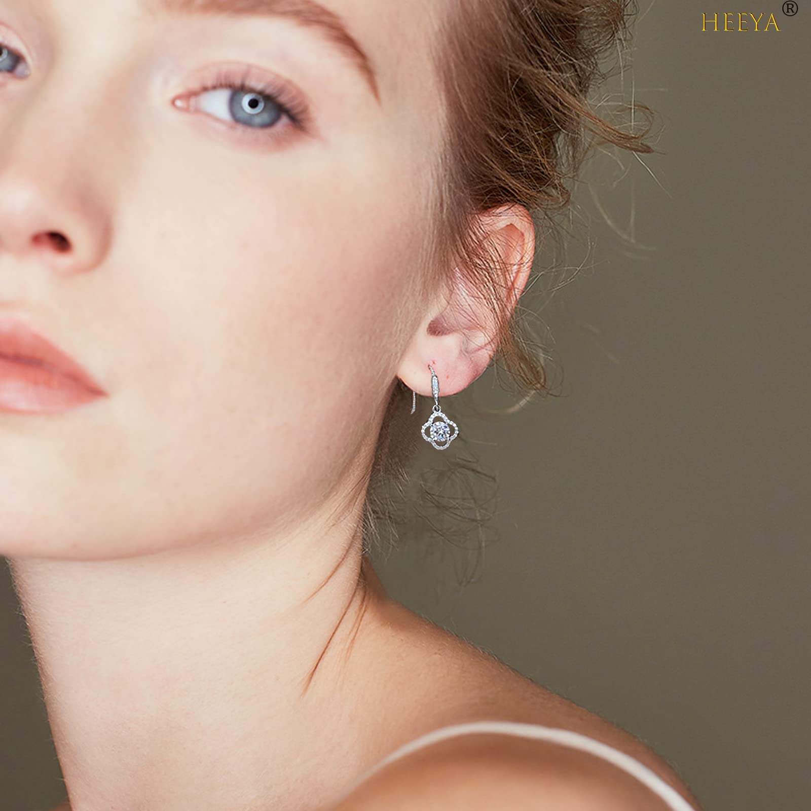 Silver Drop Earrings for Women Sterling Silver Earrings For Women Dangling Dangly Earrings Hypoallergenic Earrings Diamond Earrings for Women Wedding Earrings for Bride Earrings Earings