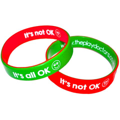 The Play Doctors Emotions Mood Band Set of 2 Social Communication Aids - Early Years/Childrens Feelings Resource Child Size Wrist Bands