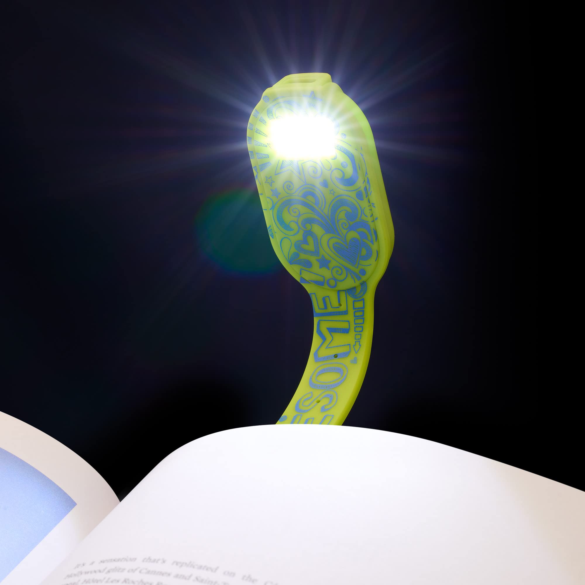 Gifts for Readers & Writers Flexilight USB Rechargeable 2-in-1 LED Reading Light   Bookmark & Clip-On Book Light   Reading Lamp for Children & Adults   Book Torch   Essential Book Accessories