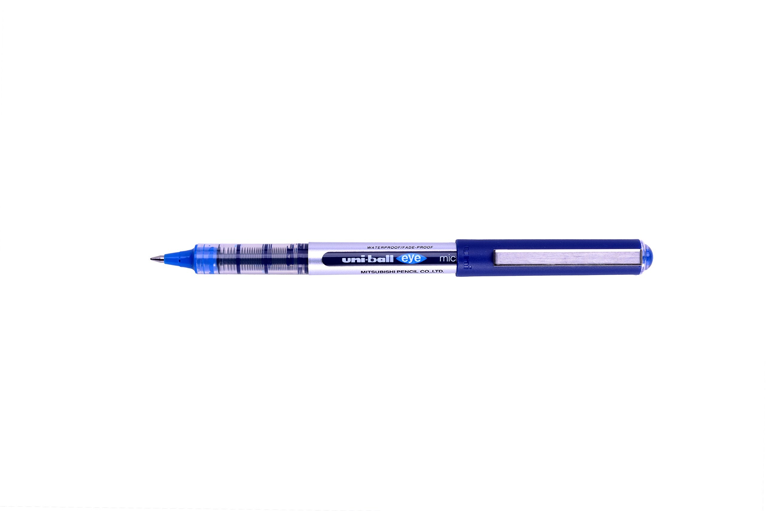 Uni-Ball UB-150 Eye Rollerball Pens. Premium Micro 0.5mm Ballpoint Tip for Super Smooth Handwriting, Drawing, Art, and Colouring. Fade and Water Resistant Liquid Uni Super Ink. Pack of 5 Assorted