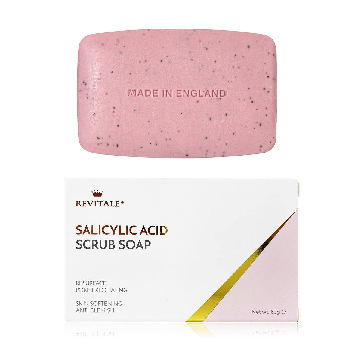 Revitale Salicylic Acid Scrub Soap, Pore Exfoliating, Softening Skin, Anti-Blemish