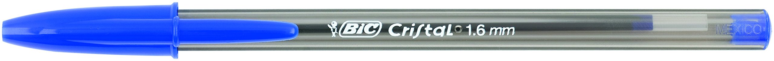 Bic Cristal Large Ballpoint Pen (Pack of 5) Blue