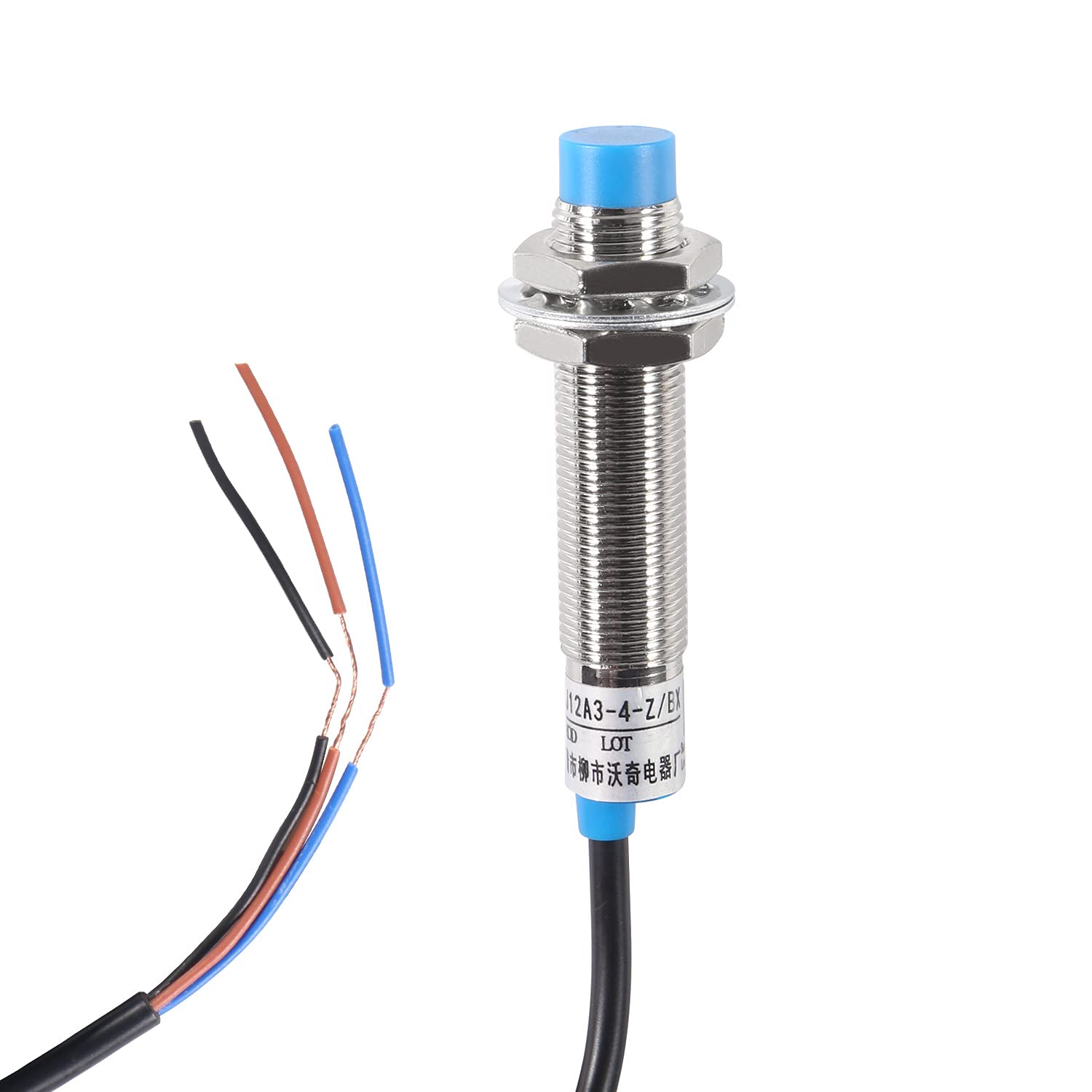 2Pcs 3D Printer Inductive Proximity Sensor Switch LJ12A3-4-Z/BX 5V 300mA Detection NPN NO DC 6-36V 4mm Normally Open Proximity Switch LJ12A3-4-Z/BX-5V 4mm Detecting Distance 3 Wire