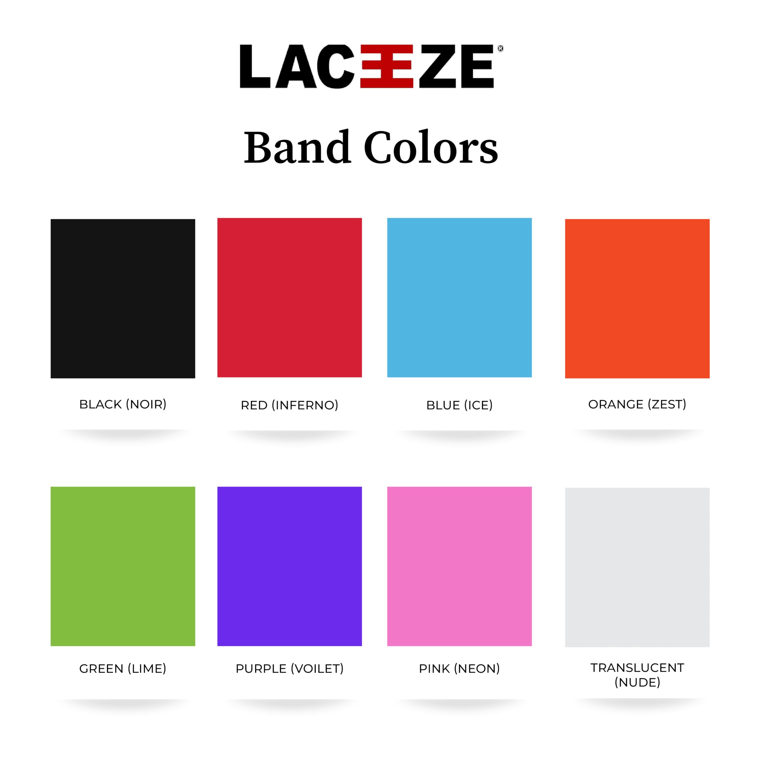 Laceeze Band Original Translucent fits shoe size C13 – UK 6.5 keeps laces tied during sport, football, rugby, hockey