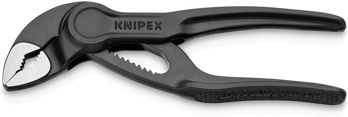 Knipex Cobra® XS Water Pump Pliers grey atramentized, embossed, rough surface 100 mm 87 00 100