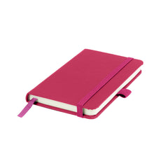 Savvy Bee Premium A6 Notebook New Lined Pocket Hardback Small Journal with pen loop, elastic closure and ribbon marker 196 pages / 98 sheets Notepad Note Book Notes Pad (Pink)