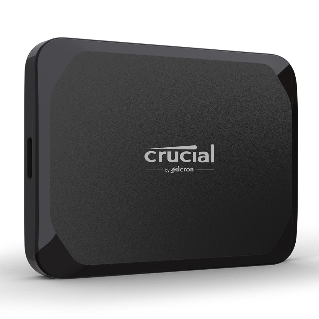 Crucial X9 4TB Portable External SSD - Up to 1050MB/s, External Solid State Drive, Works with PlayStation, Xbox, PC and Mac, USB-C 3.2 - CT4000X9SSD902