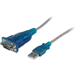 StarTech.com 1 Port USB to Serial RS232 Adapter - Prolific PL-2303 - USB to DB9 Serial Adapter Cable - RS232 Serial Converter (ICUSB232V2)