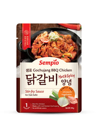 Sempio Gochujang BBQ Chicken Sauce (90 g) - Dak Galbi Marinade. Spicy, Authentic Korean Flavor for Easy Home Cooking.