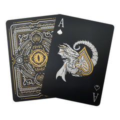 ACELION Waterproof Plastic Playing Cards, Deck of Cards, Gift Poker Cards (Dragon)