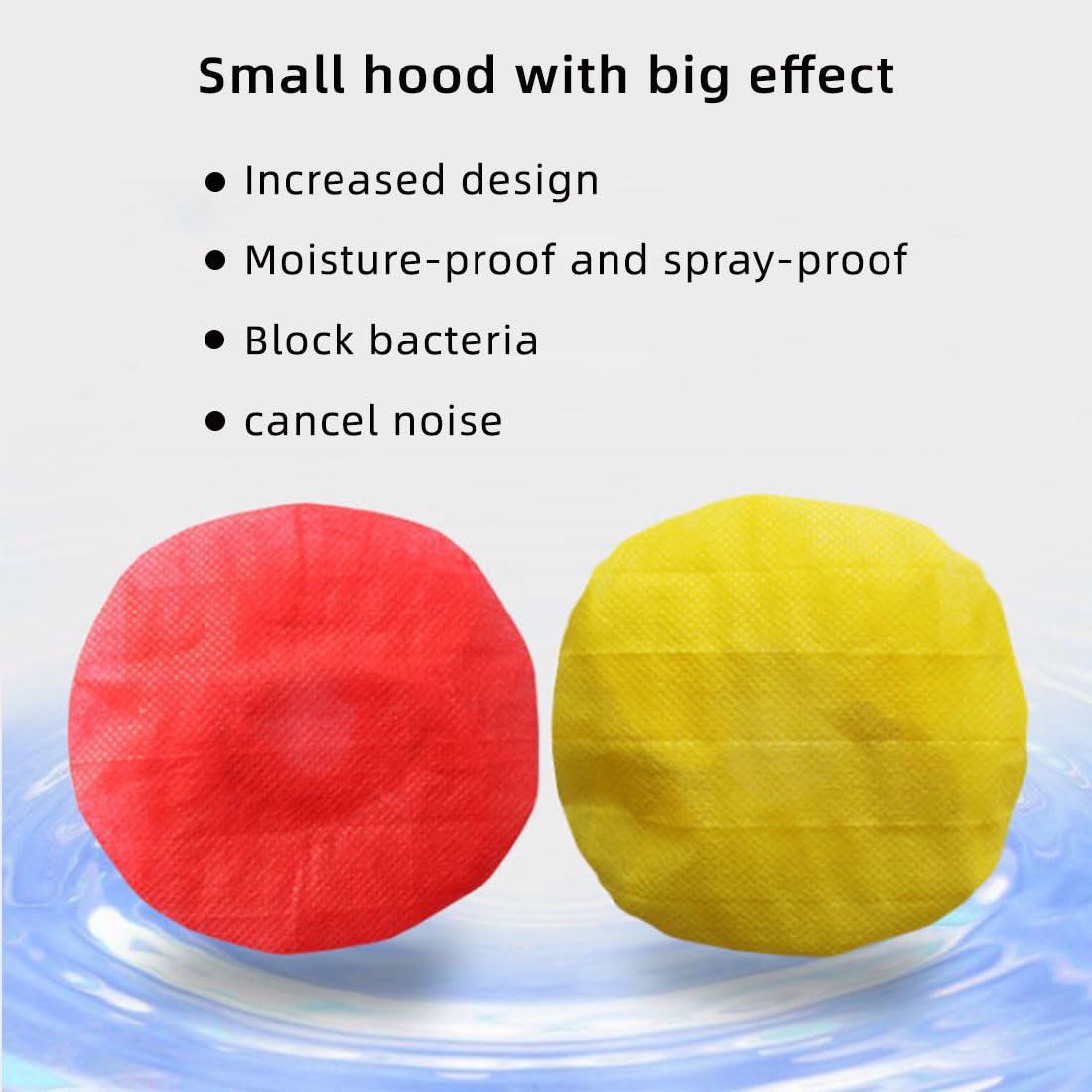 JOCXZI 50 Hygienic Disposable Microphone Covers - Suitable for Most Portable Microphones for Handheld Microphones, Protective Cap, Karaoke Microphone Cover, Mike Windscreen for KTV, Home