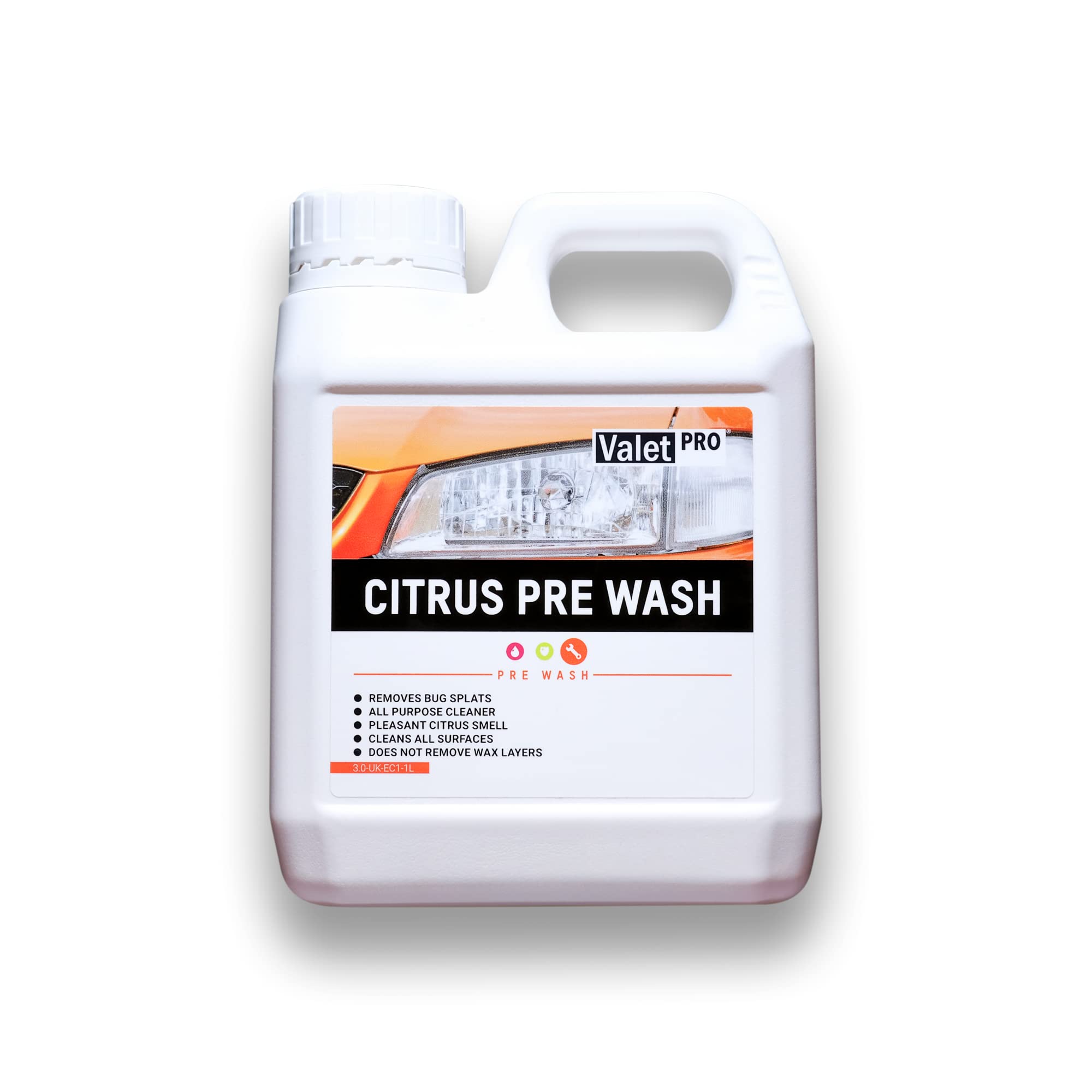 ValetPRO Citrus Pre-Wash Cleaner with Citrus Oils - Breaks Down Dirt and Road Grime - 1 L