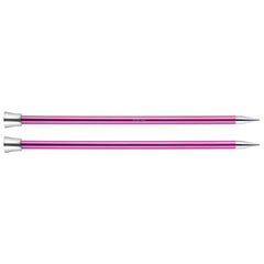 KnitPro KP47249 Zing: Knitting Pins: Single Ended: 25cm x 12.00mm, Aluminium, Multi-Colour, 12mm