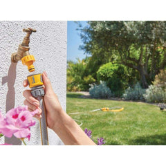 HOZELOCK - Outdoor Tap Connector Kit and Hose Connector ø 12.5 - 15mm (1/2 inches- 5/8 inches) Soft Touch : For Taps Ø 21 - 26.5 mm (1/2 inches- 3/4 inches), Watertight, Non-slip, Easy to Fit [2071 0000]