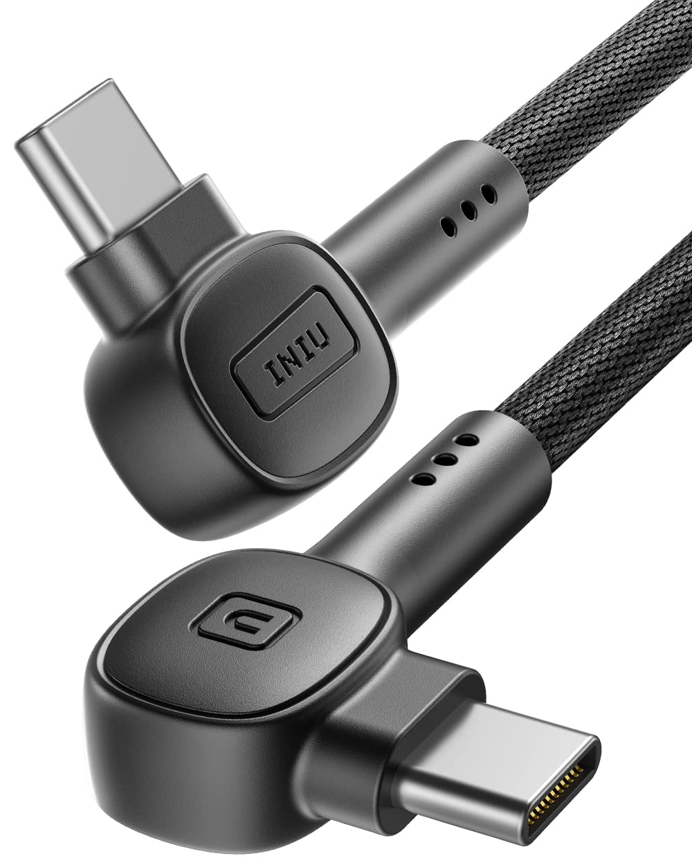 INIU USB C Charger Cable, [100W 2 Pack 2mand2m] PD QC 4.0 Fast Charging USB C to USB C Cable, Nylon Braided Type C Cable for iPhone 15 Samsung Galaxy S22 Ultra S21 S20 Huawei iPad Pro MacBook Air etc.