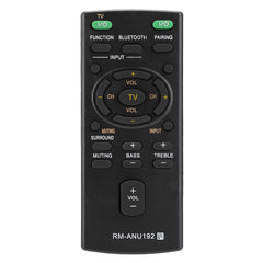 for Sony Rm Anu191 Remote for Sony Sa Ct60Bt Remote Abs Black Replacement Rm Anu192 Remote Control for Sony Sound Bar Sact60Bt Htct60Bt Sswct60