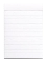 RHODIA 13201C - Stapled Notepad N°13 White - A6 - Small Squares - 80 Detachable Sheets - 80G White Clairefontaine Paper - Soft, Resistant and Waterproof Coated Card Cover - Basics