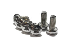 M4 (4mm x 10mm) Pozi Pan Head Machine Screws - A2 Grade Stainless Steel (Pack of 20)