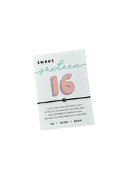 Sweet 16 gift   16th birthday wish bracelet   Gift for 16th birthday   16th birthday gift   Sweet sixteen