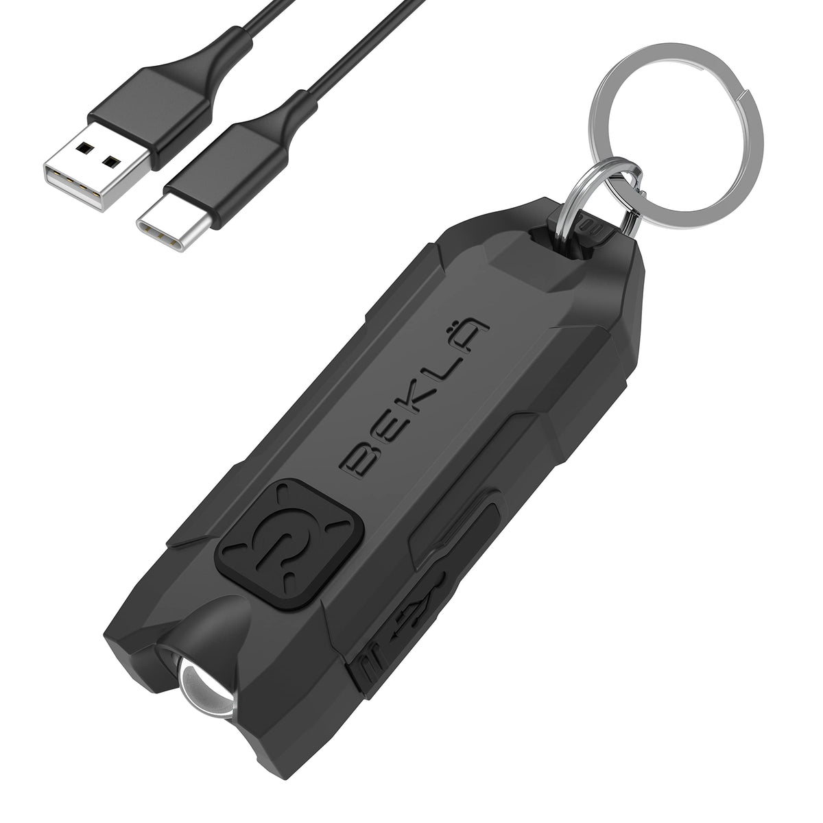 Keyring Torch 120 Lumen. Rechargeable Small Torch, EDC Mini Torch. Bright Pocket Torch. USB Torch Light. Handbag Light. USB Flashlight. Key Ring, led Flashlight, Mini Flashlight Torch, EDC Torch.