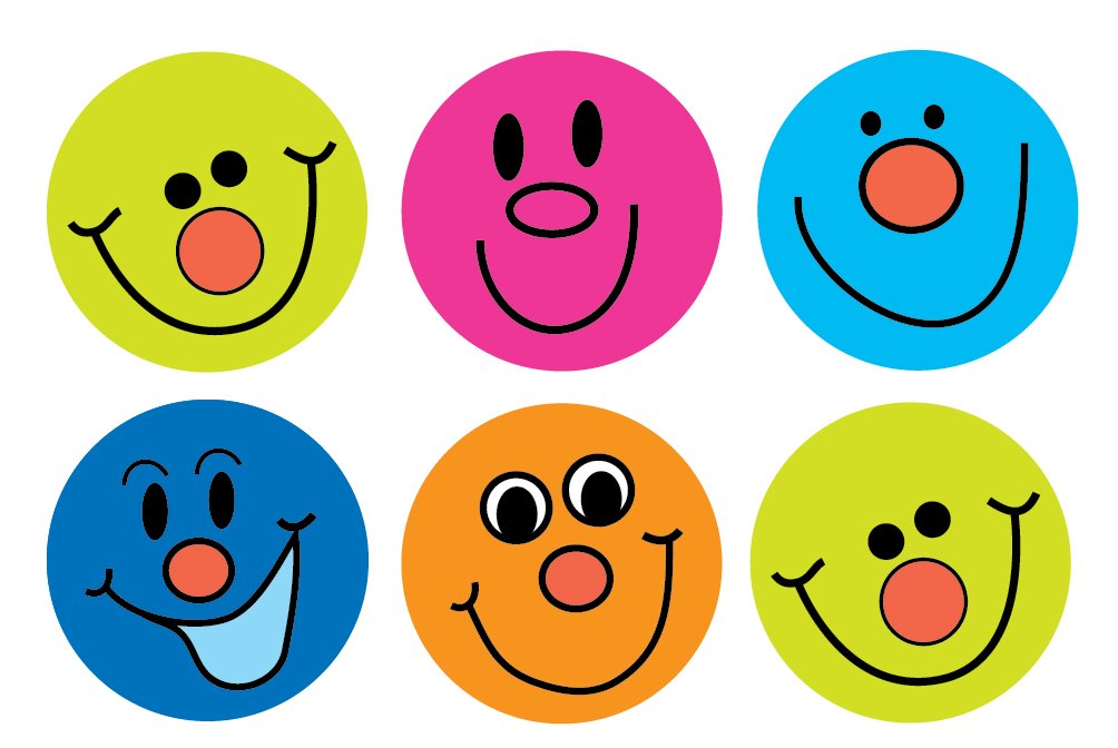 SuperStickers Solutions Smiley Face Stickers (Pack of 180) DBS195