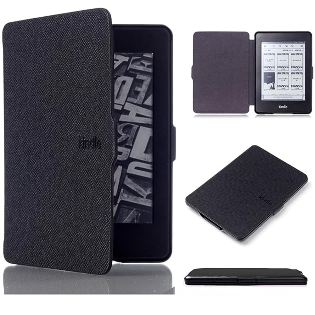 MOKASE Case Compatible with 6 inches Kindle Paperwhite (Fits 2012,2013,2015,2016 Version), Model NO: EY21 / DP75SDI, PU Leather Hard Case Protective Case Cover with Smart Wake/Sleep Funtion, Elephant