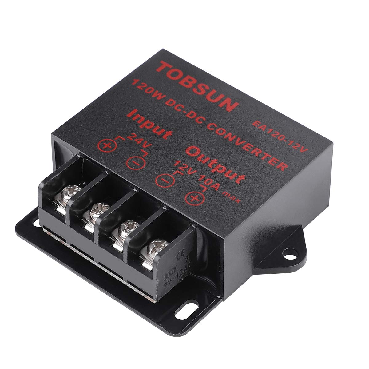 HOMELYLIFE DC 24V to DC 12V 10A 120W Step-Down Buck Converter Voltage Regulator Reducer – Stable, Efficient & Powerful Conversion for Automotive, Industrial & DIY Electronic Projects