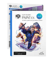 CLIP STUDIO PAINT EX - Version 2   Perpetual License   for Microsoft Windows and macOS