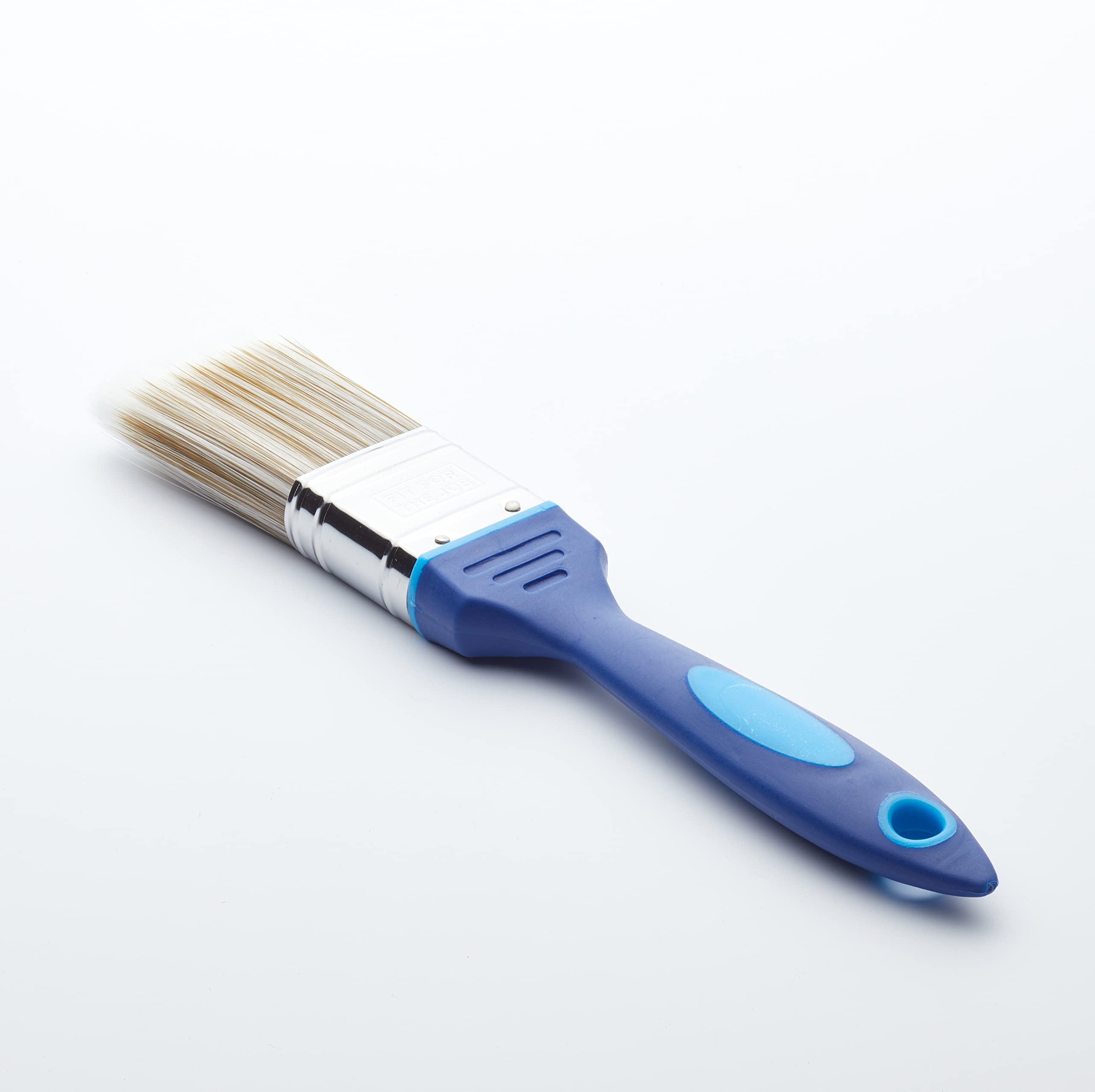 Fit For The Job 1.5 inch No Bristle Loss DIY Paint Brush For A Smooth Finish Painting with Emulsion, Gloss and Satin Paints on Walls, Ceilings, Furniture, Wood & Metal, 1.5 inches 38mm