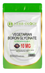 HB Boron Supplement   90 Vegan High Strength Boron Capsules - 10mg per Serving   Non-GMO, Gluten, Dairy & Allergen Free   Manufactured in The UK