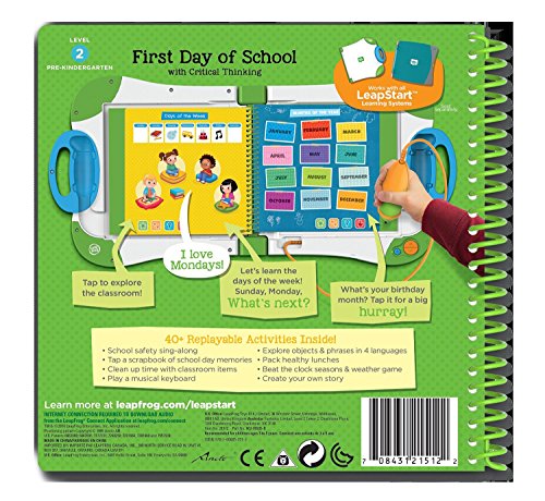 LeapFrog 21512 LeapStart Preschool First Day of School and Critical Thinking Activity Book