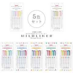 ZEBRA WKT7-5C-YC Mildliner Fluorescent Marker [Parallel Import Goods] (Softness, Mild Colour)