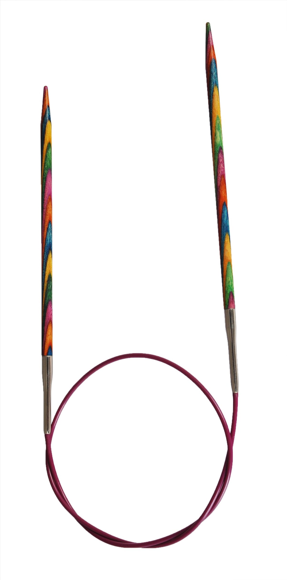 KnitPro 100 cm x 6 mm Symfonie Fixed Circular Needles, Multi-Color