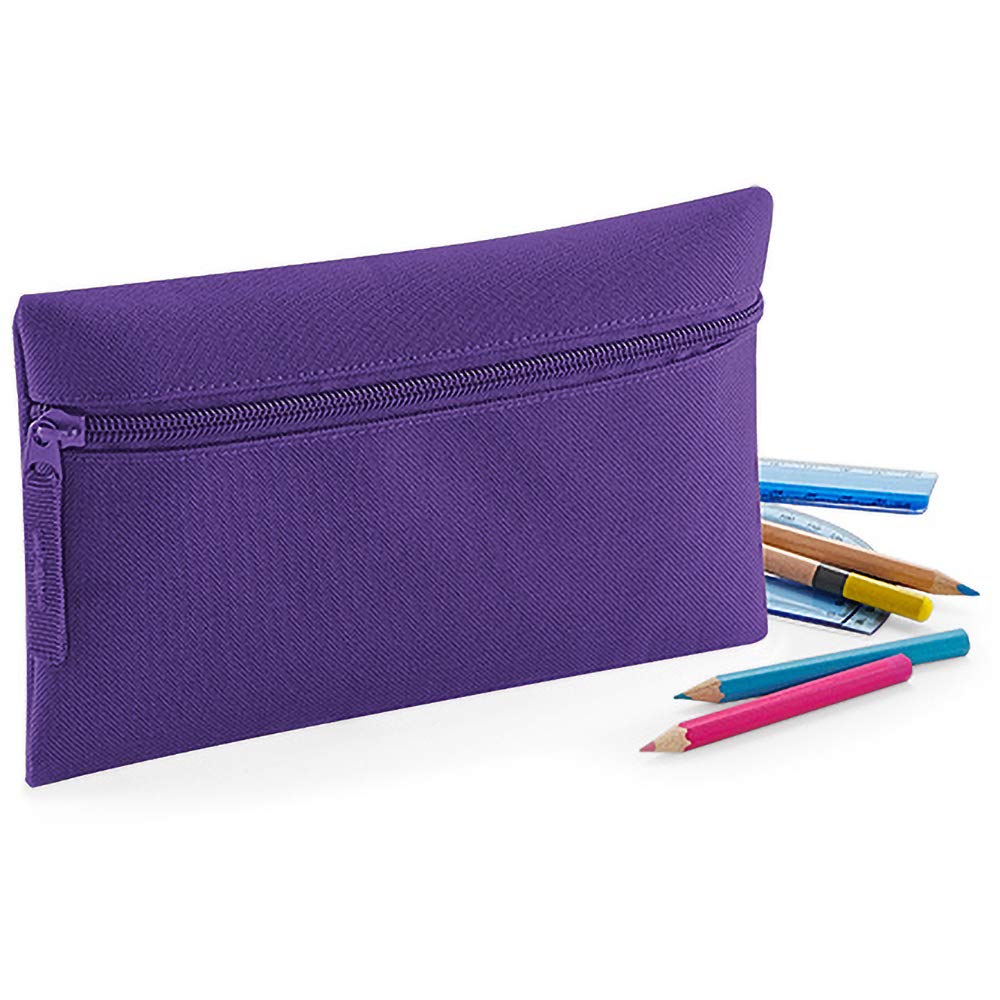 Quadra Classic Zip Up Pencil Case (One Size) (French Navy)