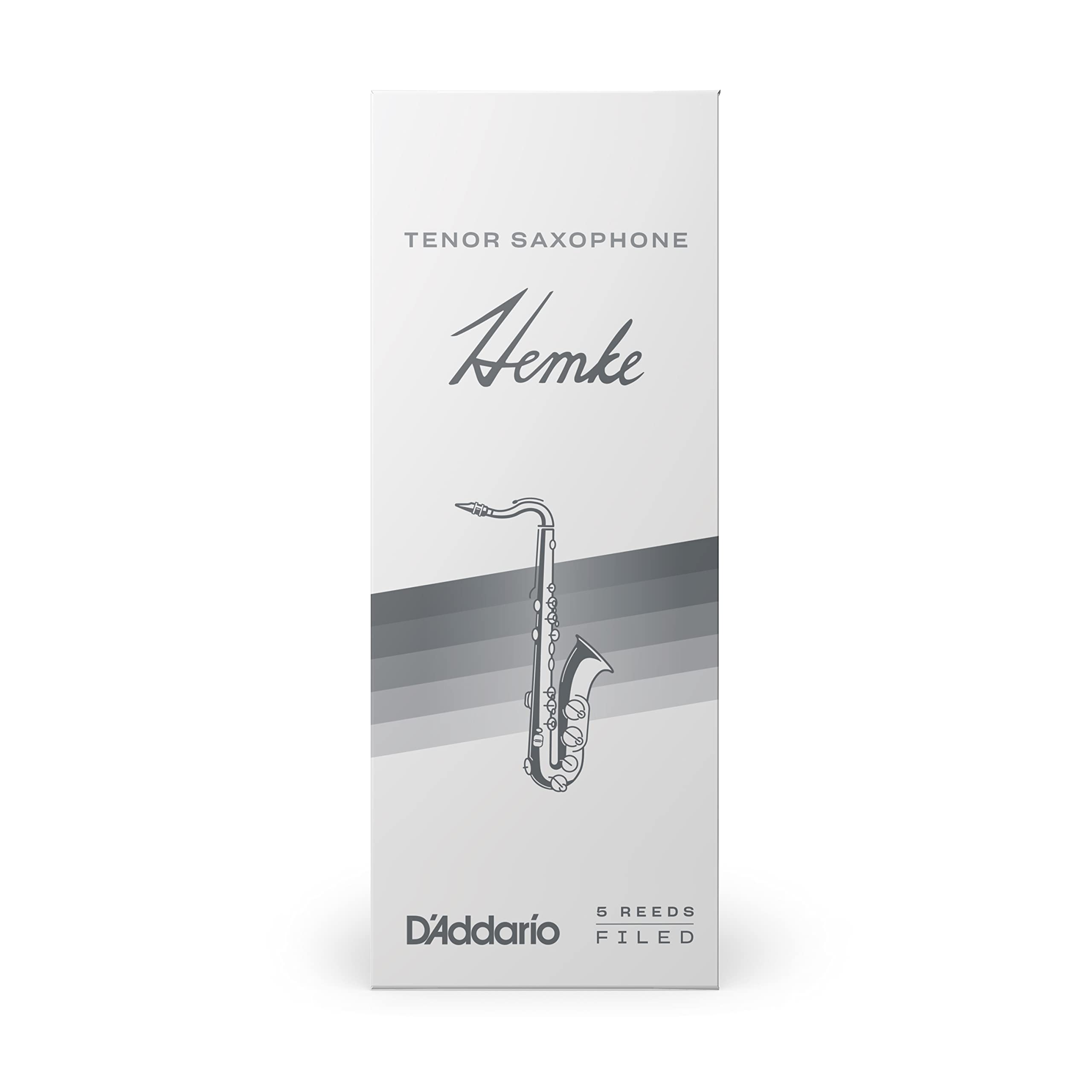 Rico Hemke 2.0 Strength Reeds for Tenor Sax (Pack of 5)