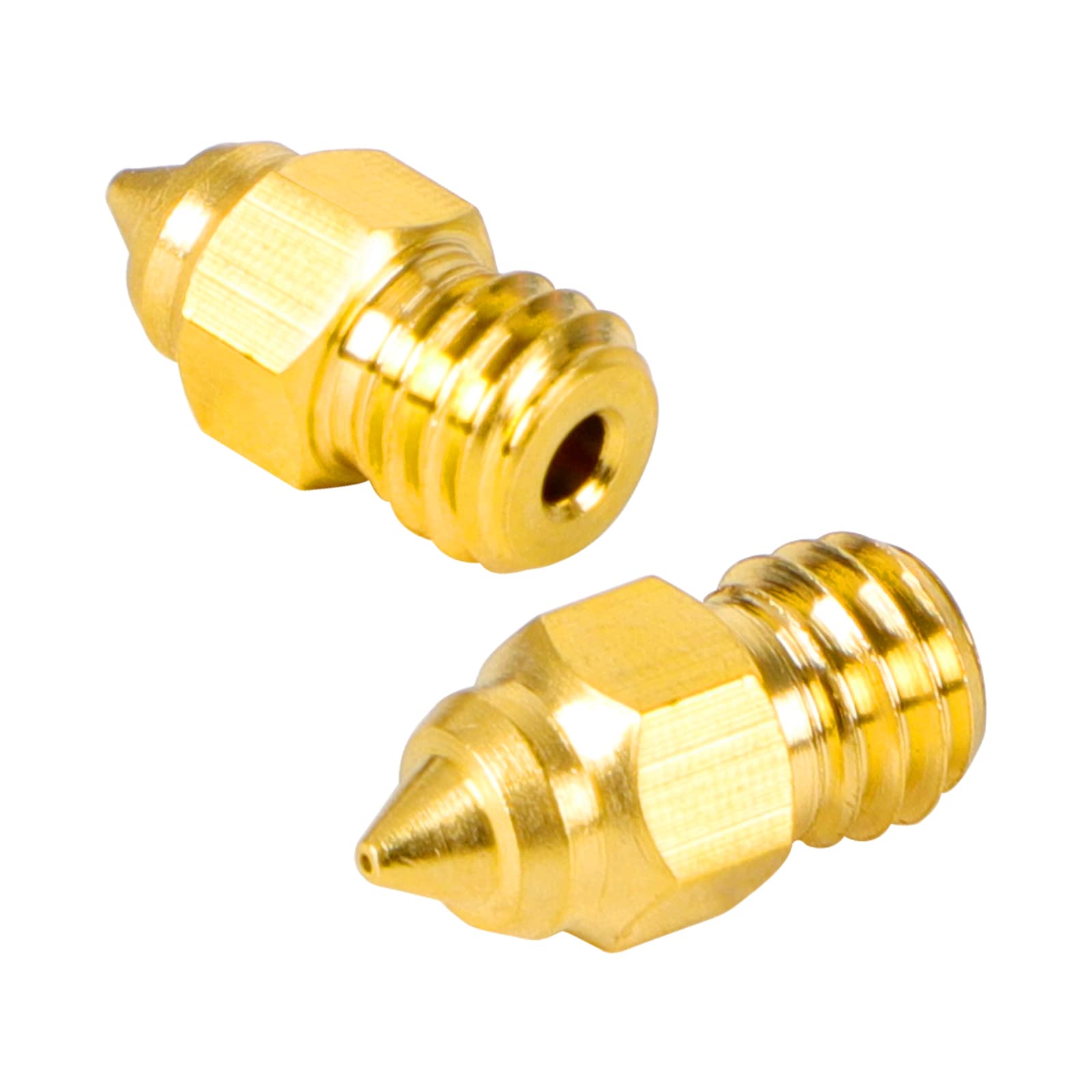 Creality Official 3D Printer Brass Nozzles MK8 0.4mm 5pcs for Ender 3 S1 Ender-3 S1 Pro CR-6 SE CR-6 Max Sermoon V1 Pro Ender-2 Pro CR-200B CR-5 Pro H(CT-380) CR-10 Smart