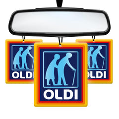 SC Products Oldi Funny Car Air Freshener Old Age Joke Gifts   Funny Car Accessories Grumpy Old Man Gifts   Car Air Fresheners Funny Gifts For Older Men   Gifts For Older Women Elderly Parents Gifts