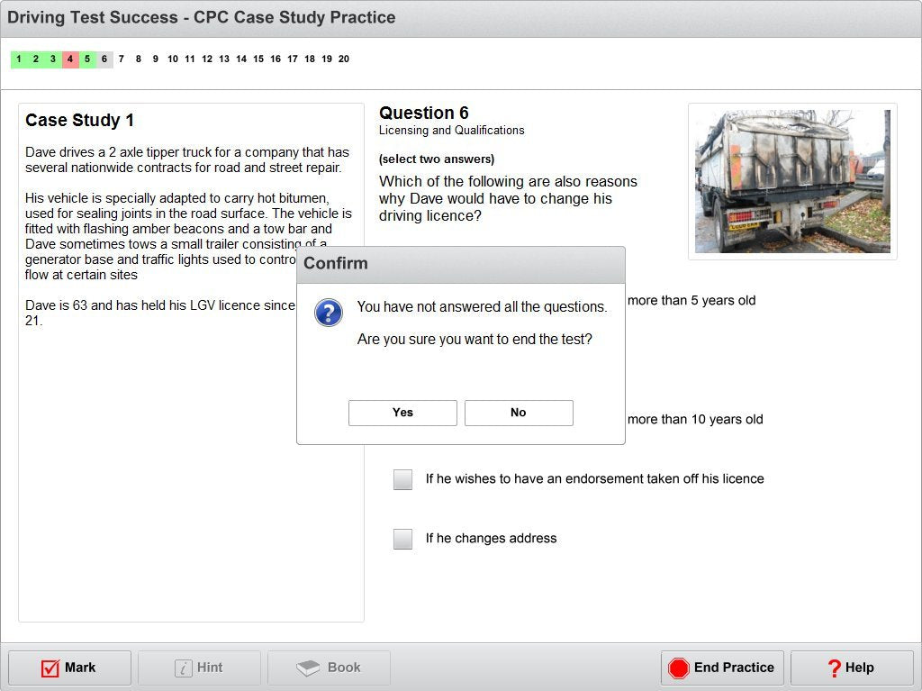 The 2022 Complete LGV and PCV Driver CPC Case Study Test