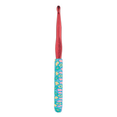 The Quilted Bear Crochet Hooks - Premium Soft Grip Floral Crochet Hooks with Ergonomic Polymer Clay Handle (8.0mm Crochet Hook)