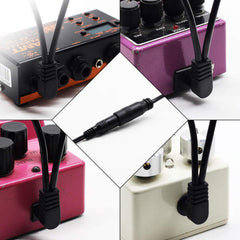 SONICAKE Daisy Chain Power Cable Guitar Bass Accessories 9V DC 5-Way Right Angle Plug