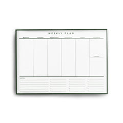 A4 Weekly Desk Planner - 52 undated pages - 100gsm Premium Paper - Simple Weekly Planner - To do list, Notes for Home Business Office, Organising and Productivity Planning