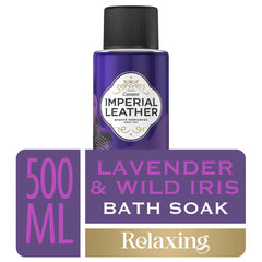 Imperial Leather Relaxing Bath Soak, Lavender & Wild Iris, Rich & Creamy Bubble Bath, Gentle Skin Care, Bulk Buy, Pack of 4 x 500ml